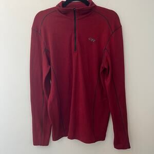 Outdoor research men's Outdoor‎ ResearchBlackridge Quarter-Zip sweater size m